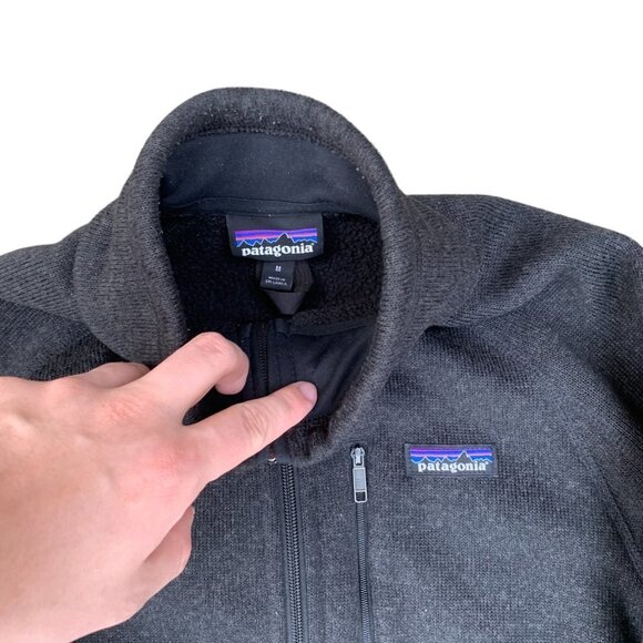 PATAGONIA Better Sweater Jacket Mens Medium With Company Embroidery - Picture 10 of 10
